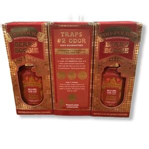 POO-POURRI Berry Boogie Toilet Spray - 2.4 Fl Oz (100 Uses) 3 bottles